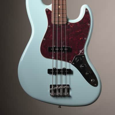Fender Vintera 60s Jazz Bass - Daphne Blue w/ gigbag image 1
