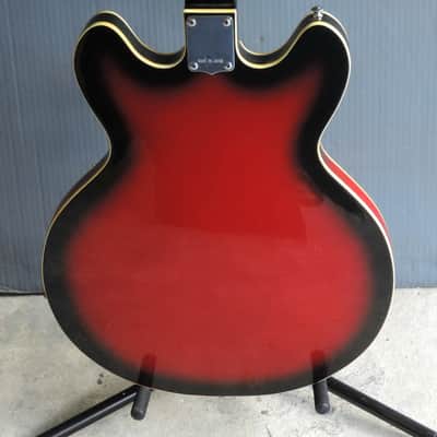 Tempo ES-335 style 1970's 2 Color Sunburst image 4