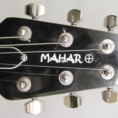 Black Mahar V-Style Electric Guitar image 3