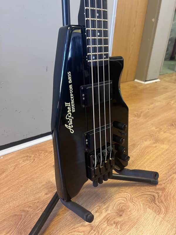 Aria Pro II Interceptor Bass Headless 1986 Electric Bass | Reverb