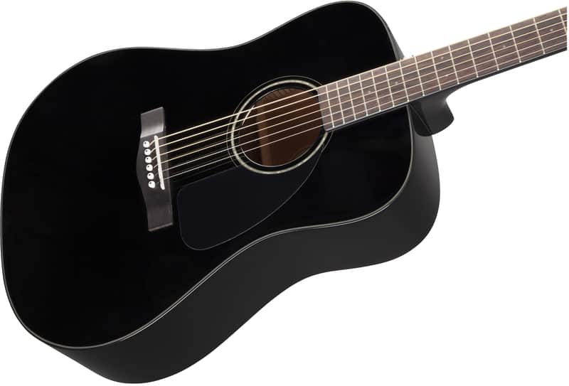 Fender CD-60 Dreadnought V3 Black with case image 1