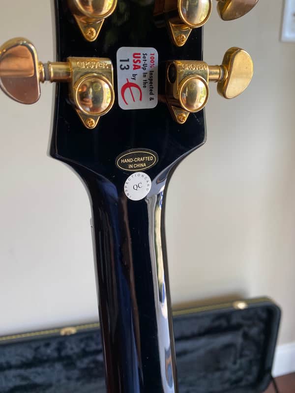 Epiphone SG Gold Hardware Bigsby Ebony | Reverb