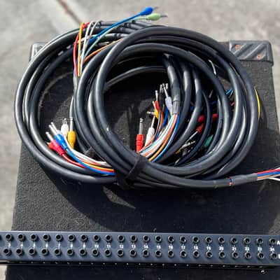 Neutrik 24 - 48  Patchbay Patch Bay with 3 TRS 1/4" Snakes image 1