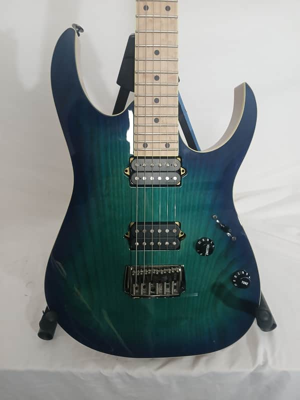 Ibanez RG652AHM-NGB Prestige 2015 - Present - Nebula Green Burst image 1
