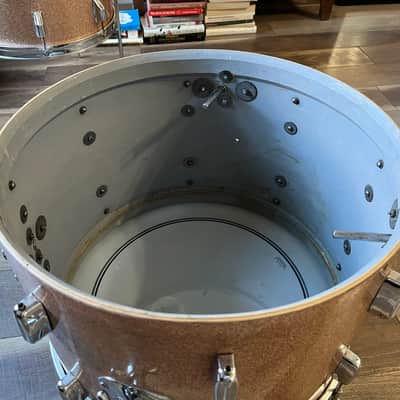 Rogers Covington-era Early 60s Drum Kit/Set - Champagne Sparkle, B&B lugs/Jasper Shells image 19