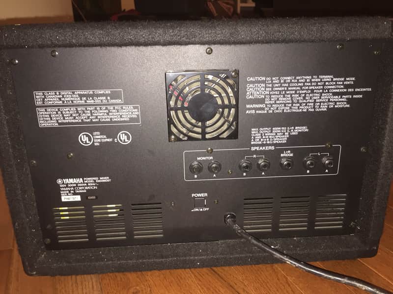 Yamaha EMX860st Powered Mixer 8 Channel 600W, Effects, EQ, | Reverb