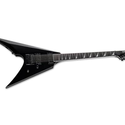 ESP LTD Arrow-1007B Evertune 7-String Guitar - Black - B-Stock image 5