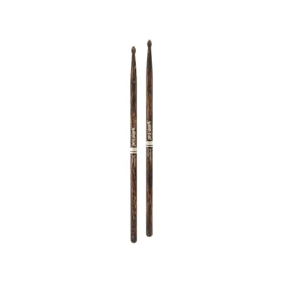 Pair of Promark Forward 5A FireGrain Wood Tip Drumsticks - TX5AW-FG Drum Sticks image 4
