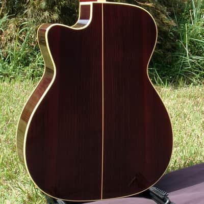2011 K Yairi WY-1SB Electric Acoustic Guitar with cutaway+Hard Case etc. image 9