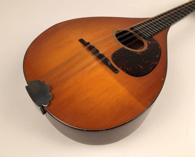 1940 Martin A-Style Mandolin in Sunburst with Oval Soundhole and OSSC image 1