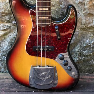 1972 Fender Jazz Bass Sunburst image 3