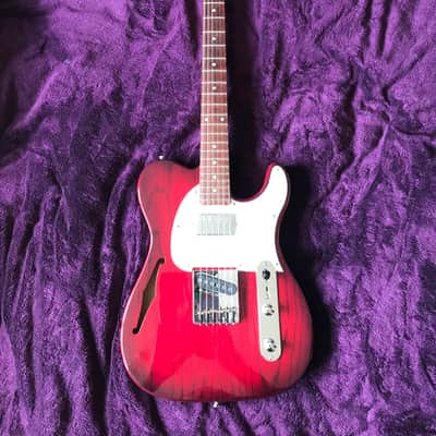 G&L Tribute ASAT Classic Bluesboy Semi-Hollow - Red Burst image 1