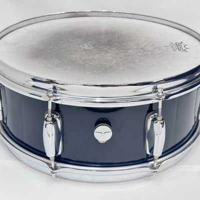 VINTAGE SLINGERLAND #146 5Ply Wood Snare Drum 14"x 5.5" Maple & Poplar / Black Wrap image 2