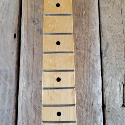 Fender  Stratocaster Neck Limited Edition Custom Shop 2022 Birdseye Gold Tuners - Natural image 5