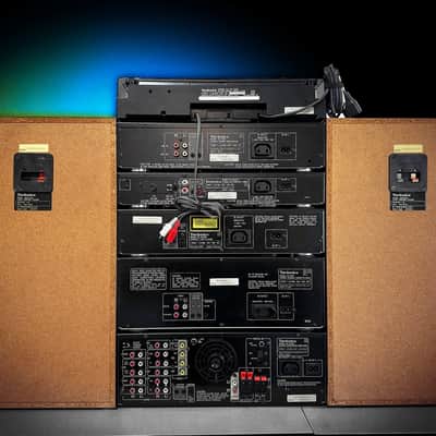 TECHNICS TOWER 🌈RaRe🌈 Vintage Audio Stack + SB-CD710 HiFi
