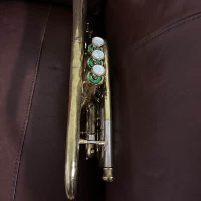 Buescher Custom Built Aristocrat (1955)(Model 264) Bb cornet SN 348477 (rare) image 16