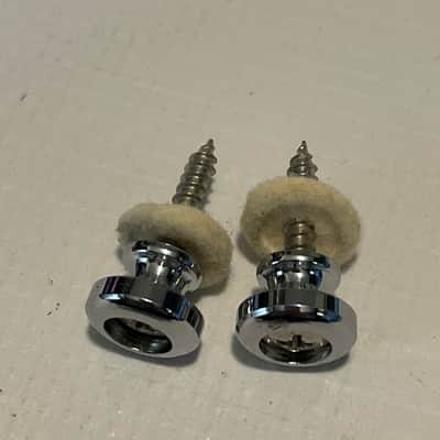 1990's Era Korean Ibanez RG270 RG & S Series Chrome Strap Buttons image 2