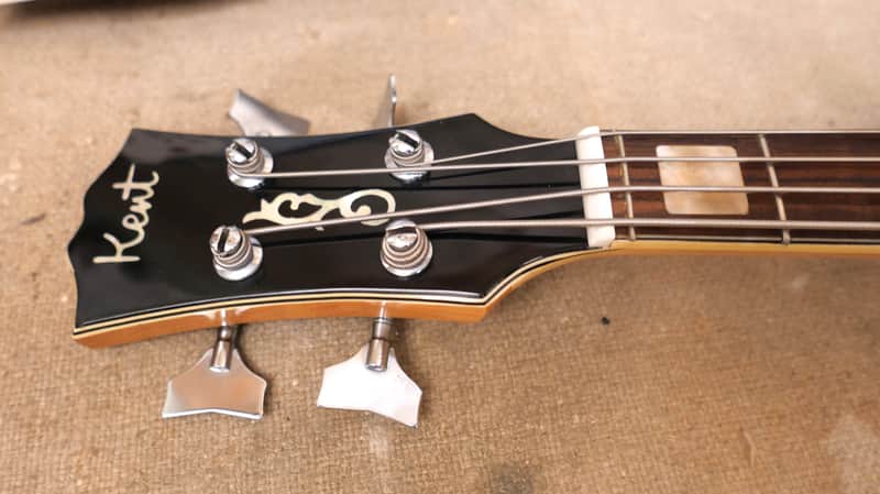 Kent Model 833 Violin Bass Guitar 1968 Cherry Red | Reverb