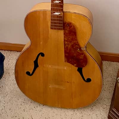 Sherwood Archtop Acoustic Guitar Husk Circa 1950 image 1