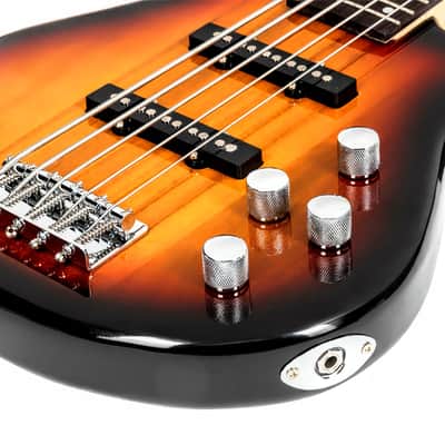 Tobias Toby Deluxe V 5-String Electric Bass Guitar - Trans Red
