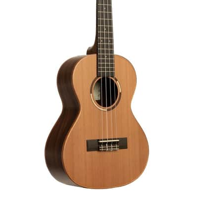 Kala KA-ASCP-T Solid Cedar Top Pau Ferro Tenor Ukulele w/ Hard Case image 2