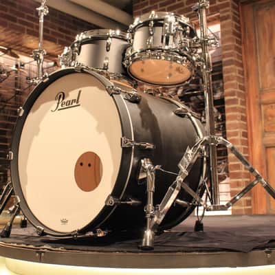 Pearl Masters Maple Pure 4pcs Black Mist Drum Set (10-12-16-22) - New! image 3
