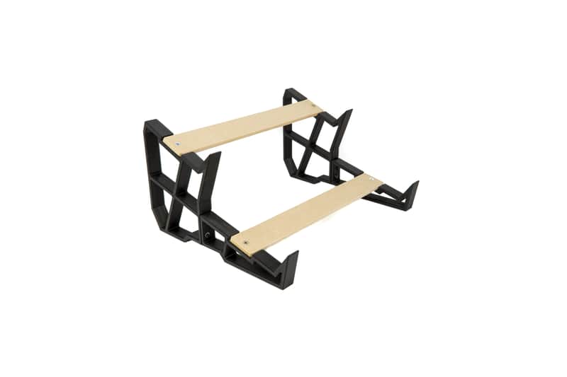 3DWaves Dual Tier Stands For The Behringer Model D, Neutron, K-2, Pro-One Analog Synthesizers Black image 1