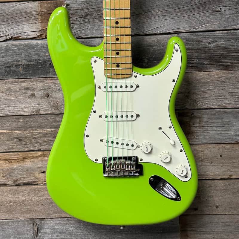 Fender Alien Green Mexican Stratocaster image 1