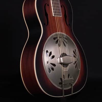 Gretsch G9240 Alligator Round-Neck Mahogany Body Biscuit Cone Resonator Guitar 2-Color Sunburst image 4