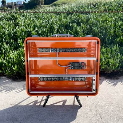 BPNYC ZERO Halliburton Eurorack Modular Travel Case 9U 96hp "ORANGE" image 9