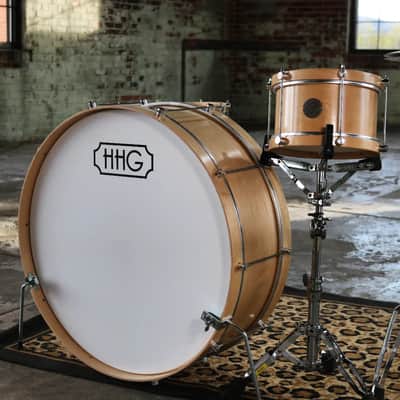HHG Drums Maple Single Tension Drum Set  Natural Satin Lacquer image 1