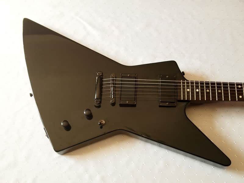 ESP Edwards Explorer E-EX-75 1990'S Black | Reverb