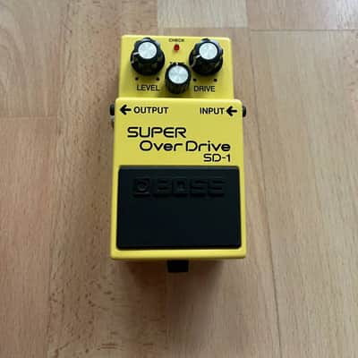 Boss SD-1 Super OverDrive (Silver Label) 1997 - Present - Yellow image 3
