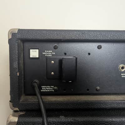 Vintage 1970s Acoustic Control Corp Model 230 Head & 403 4x12 Cab Stack w/ Original Cover imagen 15