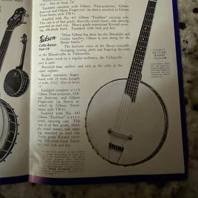 Gibson 1919 Banjo Catalog Reprint 1976 Mastertone Master Tone GB TB-1 Cello CB MB-3 4 image 7