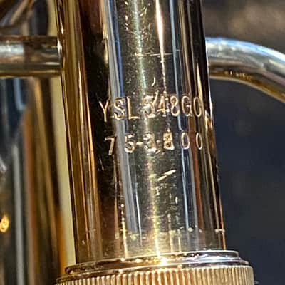 Yamaha YSL584G F Trigger Trombone with case image 21
