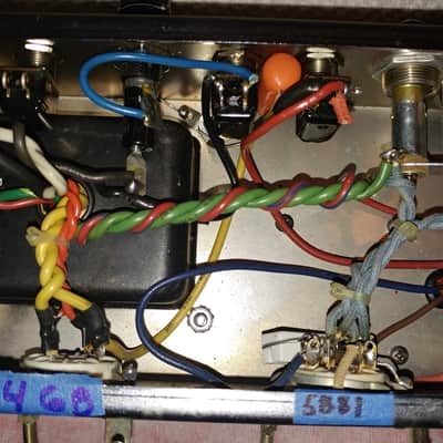 Holland 4x10 Boutique Amp Gibb Droll 50 watt with reverb 1996 Blonde Tolex image 18