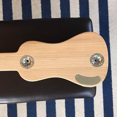 SX 	Lap 2 Ash NAT Electric Lap Steel Guitar w/Bag & Stand 2018 swamp ashe clear image 5