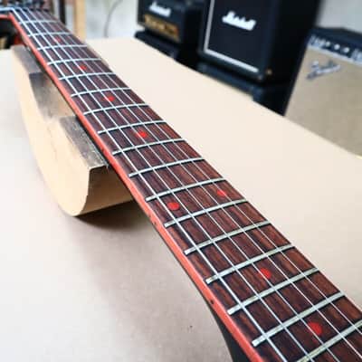 Memphis Tele 1980s Japan GB400/GB410 Red Black Widow Electric Guitar image 6