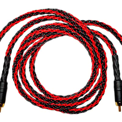 Black Sheep Kable Mars RCA Stereo Interconnect Braided Audio Cable - 1 Meter image 1