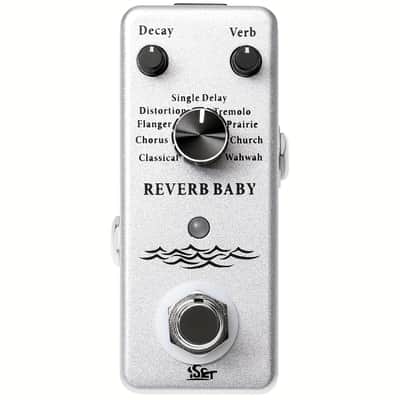 Iset Digital Reverb Guitar Pedal with 9 Modes True Bypass, price include the import duty for US buyer image 1