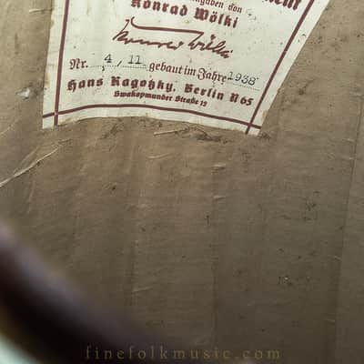 Woelki / Kagotzky Mandolin 1938 image 25