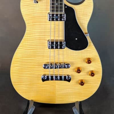 BP Rose BTF150 Semi-Hollowbody Bass Natural image 1