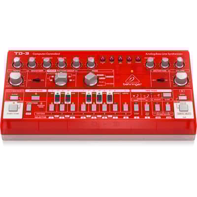 BEHRINGER - SINTETIZADOR BAJO TD-3-SB (ROJO FRESA)