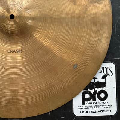 Paiste 20" 2002 Black Label Crash Ride Cymbal - 1980s - Traditional with S/N image 4