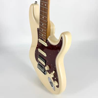 2016 Fender American Elite HSS Shawbucker Stratocaster – Olympic Pearl image 10