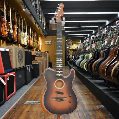 Fender American Acoustasonic Telecaster 2019 Sunburst w/Padded Gig Bag image 4