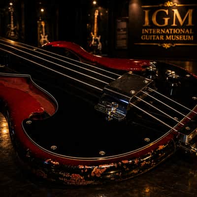 AMPEG AUB-1 1966 Fretless. SN: 30 Very early build. Extremely Rare. image 3