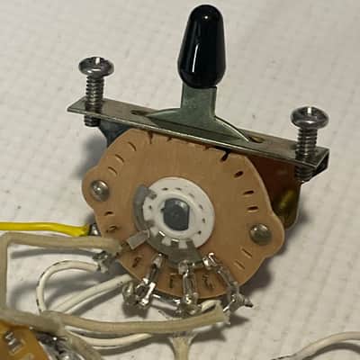 2000's MIM Fender Mexican Standard Stratocaster Guitar Upgraded Electronics Wiring Harness Emerson Capacitor image 6