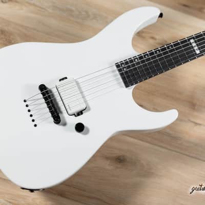 ESP E-II M-I NT Neck Thru Fishman Guitar w/ Case – Snow White image 8